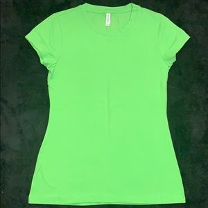 Lime green baby tee